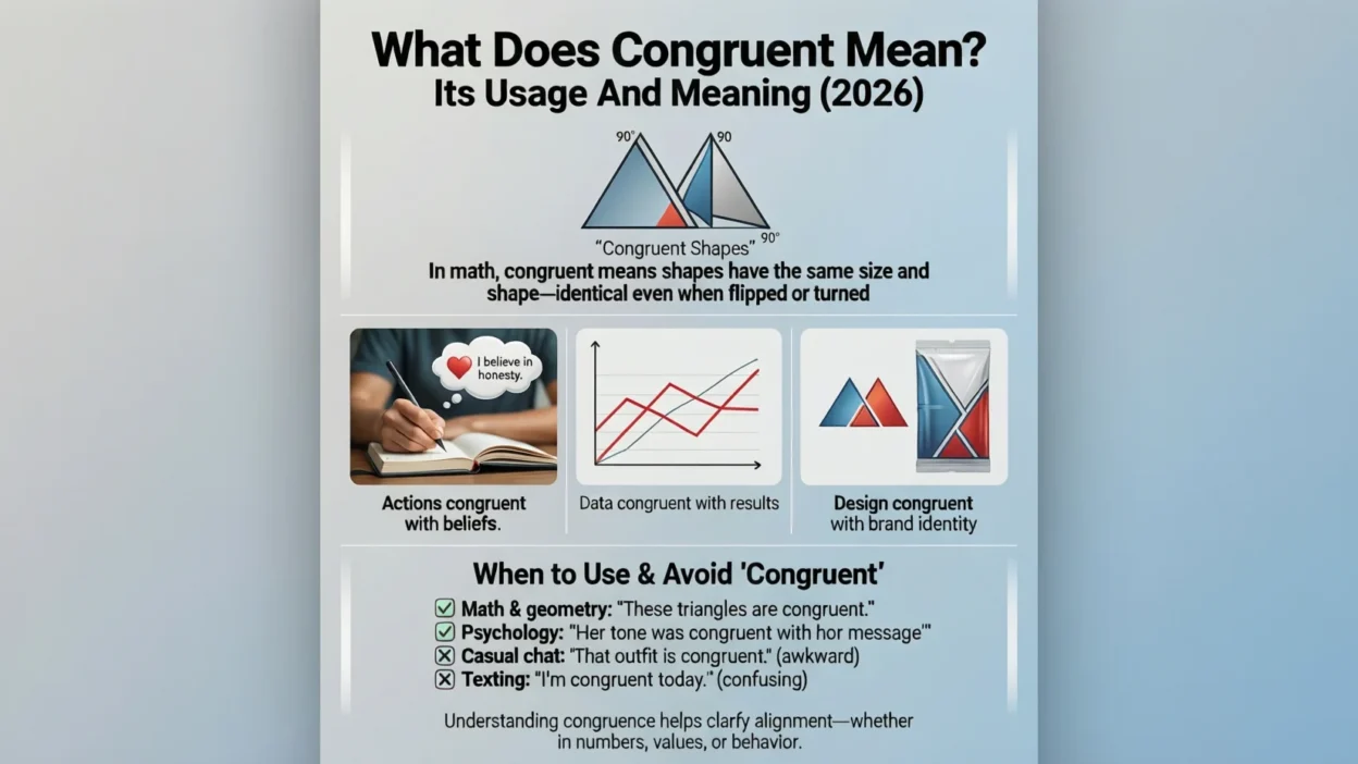What Does Congruent Mean?