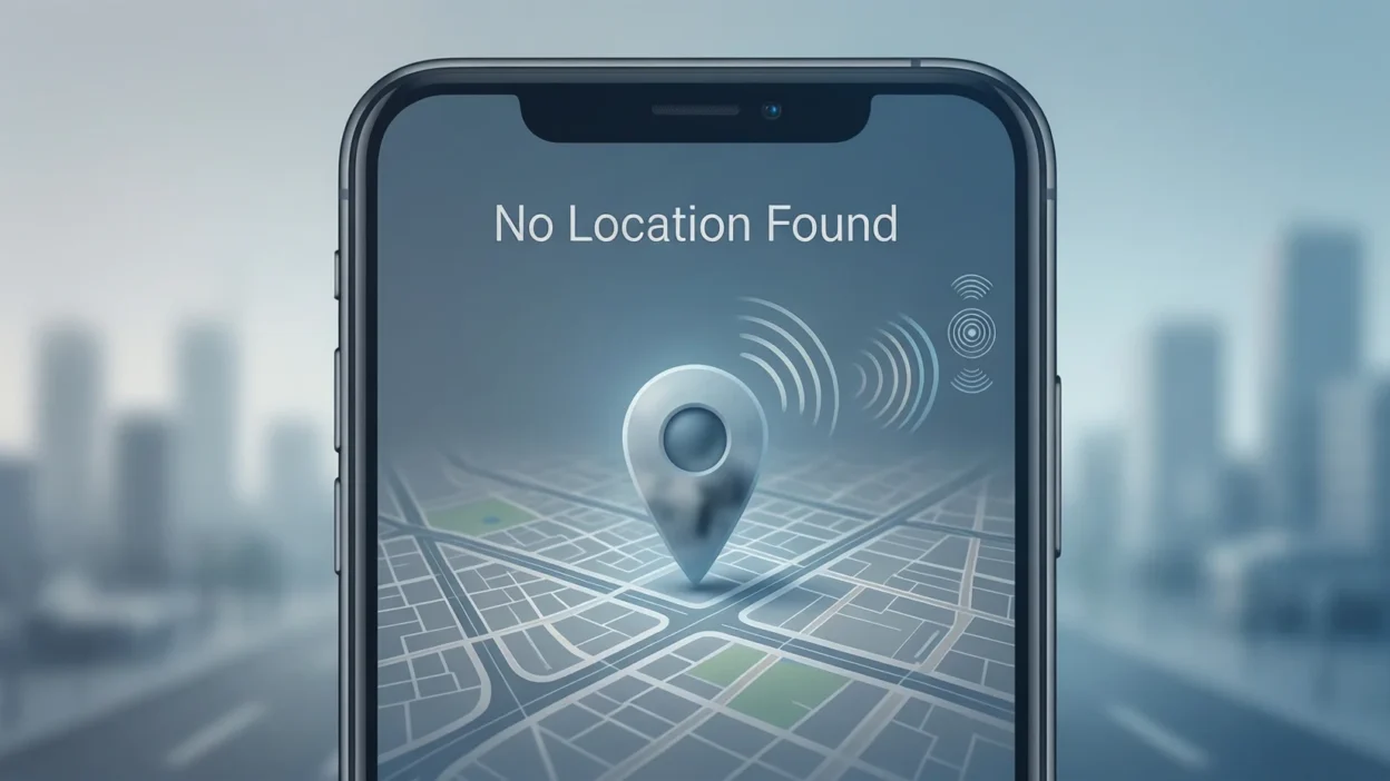 What Does No Location Found Mean?