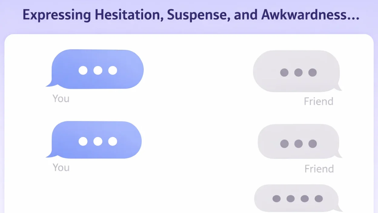 What Does “…” Mean in Text?